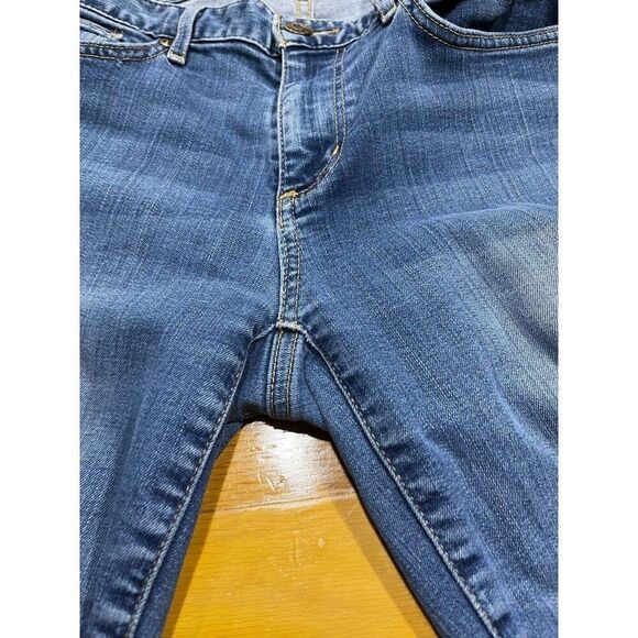 Eddie Bauer Jeans Womens S6 Bootcut Blue Mid Rise Denim Cowboy Western Casual - Picture 6 of 10